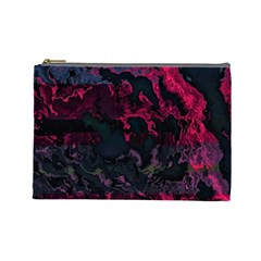 Granite Glitch Cosmetic Bag (large) by MRNStudios