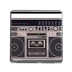 Cassette Recorder 80s Music Stereo Memory Card Reader (square 5 Slot) by Pakemis