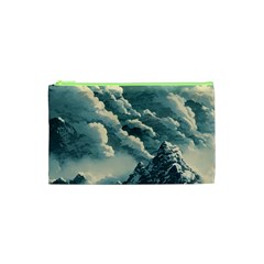 Mountains Alps Nature Clouds Sky Fresh Air Art Cosmetic Bag (xs) by Pakemis