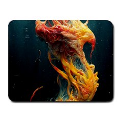 Flame Deep Sea Underwater Creature Wild Small Mousepad by Pakemis