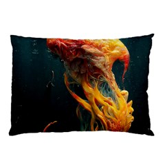 Flame Deep Sea Underwater Creature Wild Pillow Case by Pakemis