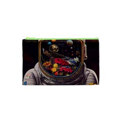 Astronaut Universe Planting Flowers Cosmos Jpg Cosmetic Bag (xs) by Pakemis