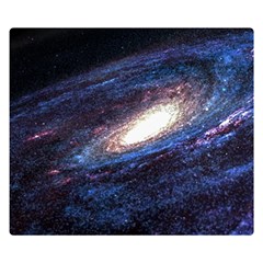Space Cosmos Galaxy Stars Black Hole Universe Double Sided Flano Blanket (small) by Pakemis