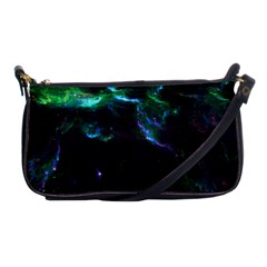 Space Cosmos Galaxy Stars Black Hole Universe Art Shoulder Clutch Bag by Pakemis