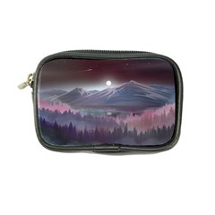 Mountains Nature Forest Moon Landscape Moonlight Coin Purse by Pakemis