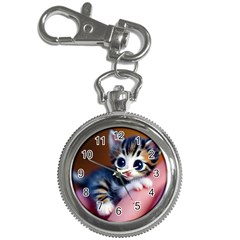 Cute Kitten Kitten Animal Wildlife 3d Key Chain Watches by Pakemis