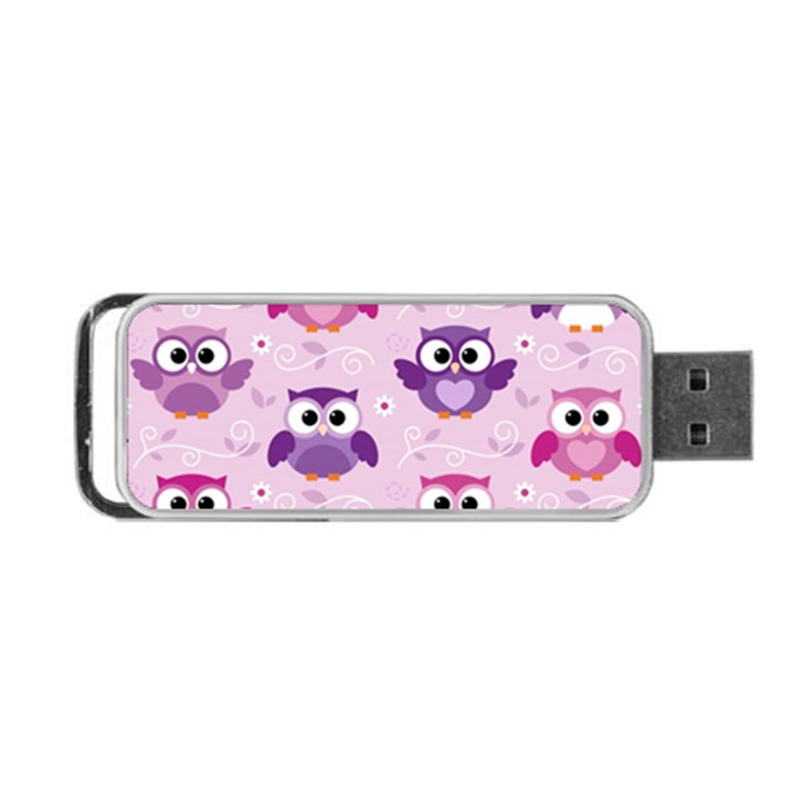 Seamless Cute Colourfull Owl Kids Pattern Portable USB Flash (Two Sides)