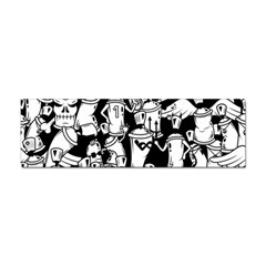 Graffiti Spray Can Characters Seamless Pattern Sticker Bumper (10 Pack)