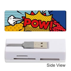 Pow Word Pop Art Style Expression Vector Memory Card Reader (stick) by Pakemis