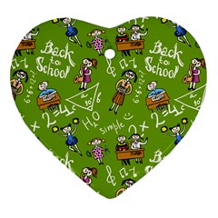 Seamless Pattern With Kids Ornament (heart) by Pakemis