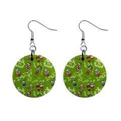 Seamless Pattern With Kids Mini Button Earrings by Pakemis