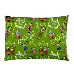 Seamless Pattern With Kids Pillow Case by Pakemis