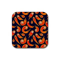 Space Patterns Pattern Rubber Coaster (square) by Pakemis
