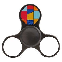 Dotted Colors Background Pop Art Style Vector Finger Spinner by Pakemis