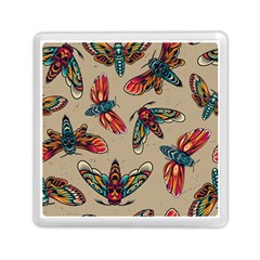 Tattoos Colorful Seamless Pattern Memory Card Reader (square) by Pakemis