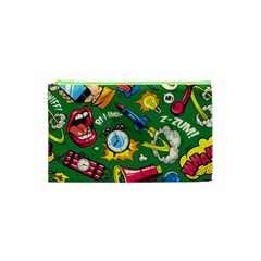 Pop Art Colorful Seamless Pattern Cosmetic Bag (xs) by Pakemis