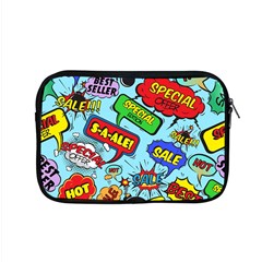 Comic Bubbles Seamless Pattern Apple Macbook Pro 15  Zipper Case by Pakemis