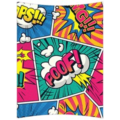 Comic Colorful Seamless Pattern Back Support Cushion