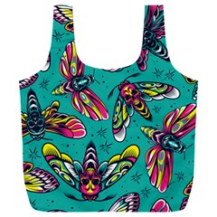 Vintage Colorful Insects Seamless Pattern Full Print Recycle Bag (xxl) by Pakemis