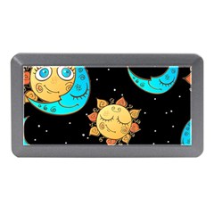 Seamless Pattern With Sun Moon Children Memory Card Reader (mini) by Pakemis