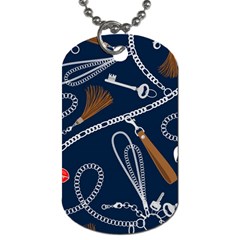 Chains-seamless-pattern Dog Tag (two Sides) by Pakemis