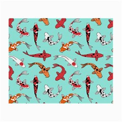 Pattern-with-koi-fishes Small Glasses Cloth by Pakemis