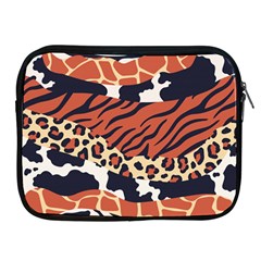 Mixed-animal-skin-print-safari-textures-mix-leopard-zebra-tiger-skins-patterns-luxury-animals-textur Apple Ipad 2/3/4 Zipper Cases by Pakemis