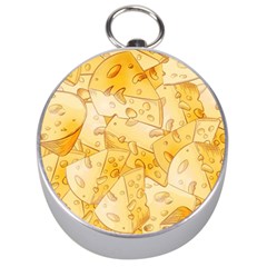 Cheese-slices-seamless-pattern-cartoon-style Silver Compasses by Pakemis