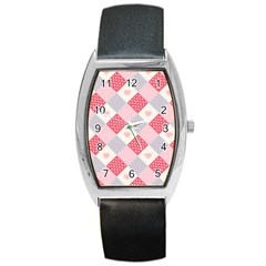 Cute-kawaii-patches-seamless-pattern Barrel Style Metal Watch