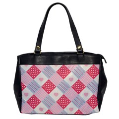 Cute-kawaii-patches-seamless-pattern Oversize Office Handbag by Pakemis