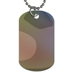 The Land 181 - Abstract Art Dog Tag (one Side) by KorokStudios