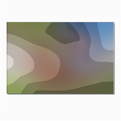 The Land 181 - Abstract Art Postcard 4 x 6  (pkg Of 10) by KorokStudios