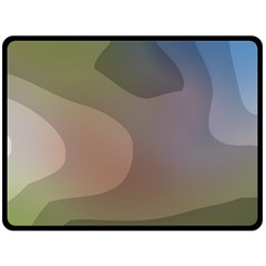 The Land 181 - Abstract Art Fleece Blanket (large) by KorokStudios