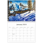 Calendar 2024 Wall Calendar 11 x 8.5 (12-Months) Jan 2024