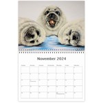 Calendar 2024 Wall Calendar 11 x 8.5 (12-Months) Nov 2024