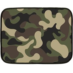 Camouflage Pattern Background Fleece Blanket (mini) by artworkshop