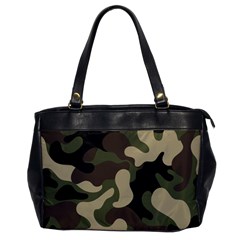 Camouflage Pattern Background Oversize Office Handbag by artworkshop