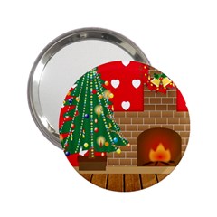 Christmas Room 2 25  Handbag Mirrors by artworkshop