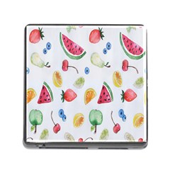 Fruit Summer Vitamin Watercolor Memory Card Reader (square 5 Slot) by artworkshop