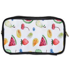 Fruit Summer Vitamin Watercolor Toiletries Bag (two Sides) by artworkshop
