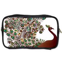 Peacock Graceful Bird Animal Toiletries Bag (two Sides) by artworkshop