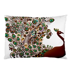 Peacock Graceful Bird Animal Pillow Case (two Sides) by artworkshop