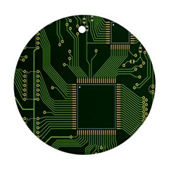 Technology Board Trace Digital Ornament (Round)