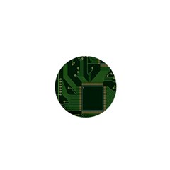 Technology Board Trace Digital 1  Mini Buttons by artworkshop