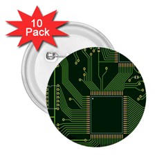 Technology Board Trace Digital 2 25  Buttons (10 Pack)  by artworkshop