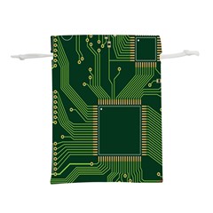 Technology Board Trace Digital Lightweight Drawstring Pouch (l) by artworkshop