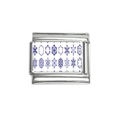 Various Types Of Snowflakes Italian Charm (9mm) by artworkshop