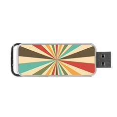 Vintage Abstract Background Portable Usb Flash (two Sides) by artworkshop