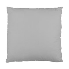 Color Silver Standard Cushion Case (one Side) by Kultjers