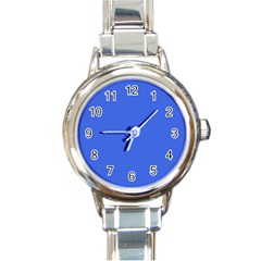 Color Royal Blue Round Italian Charm Watch by Kultjers